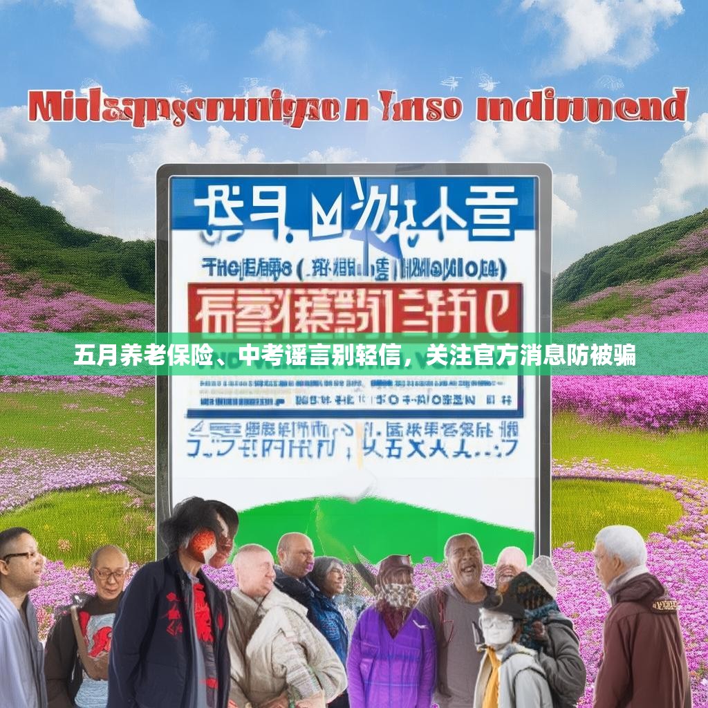 五月養(yǎng)老保險、中考謠言別輕信，關(guān)注官方消息防被騙