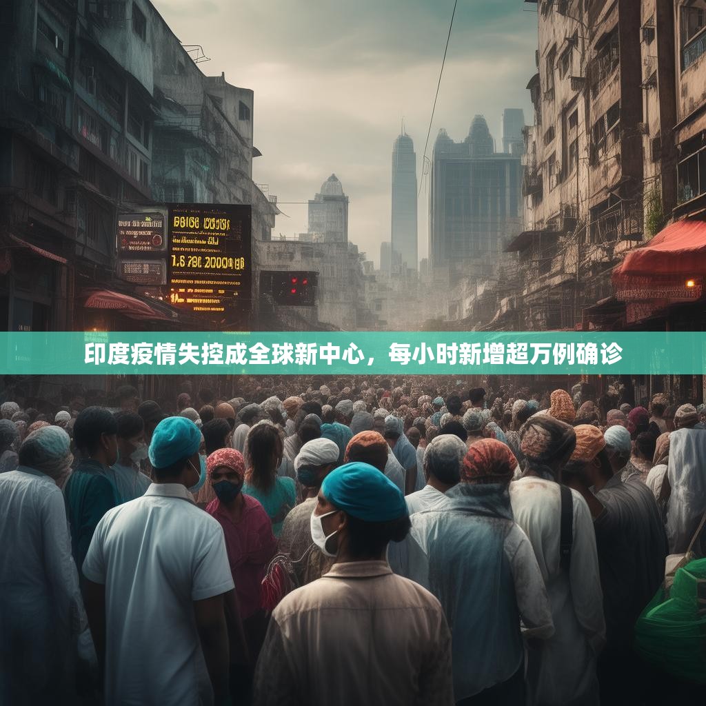 印度疫情失控成全球新中心，每小時新增超萬例確診