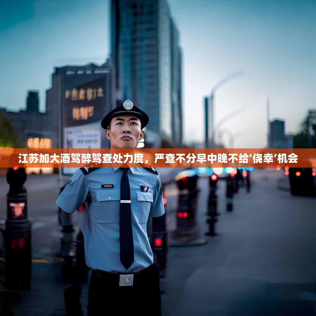 江蘇加大酒駕醉駕查處力度，嚴查不分早中晚不給‘僥幸’機會