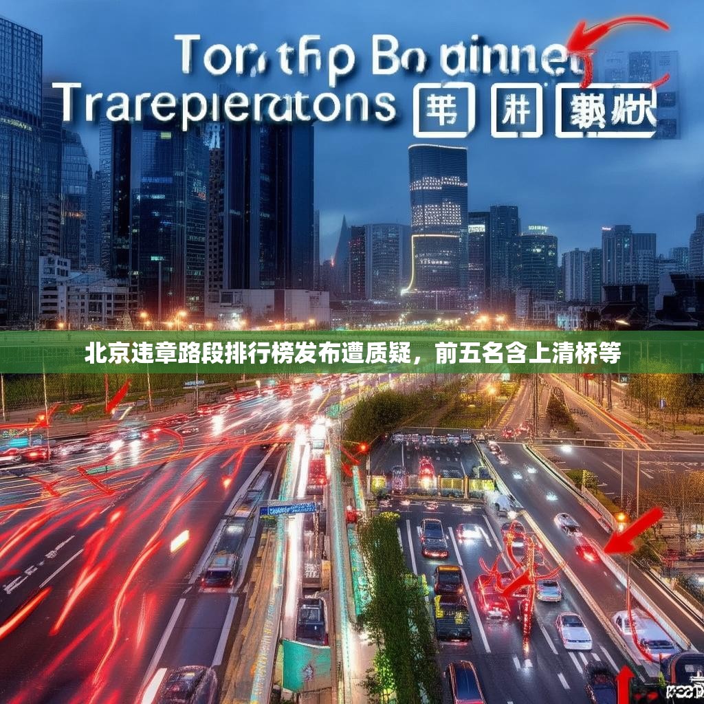 北京違章路段排行榜發(fā)布遭質(zhì)疑，前五名含上清橋等
