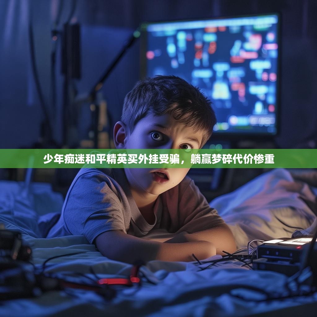 少年癡迷和平精英買外掛受騙，躺贏夢碎代價慘重