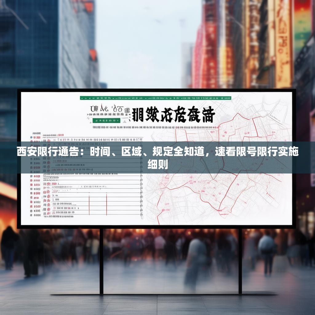 西安限行通告：時(shí)間、區(qū)域、規(guī)定全知道，速看限號(hào)限行實(shí)施細(xì)則