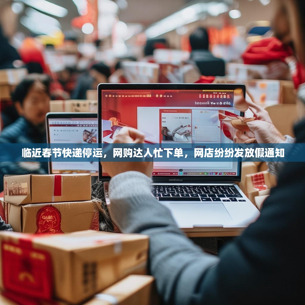 臨近春節(jié)快遞停運，網(wǎng)購達人忙下單，網(wǎng)店紛紛發(fā)放假通知