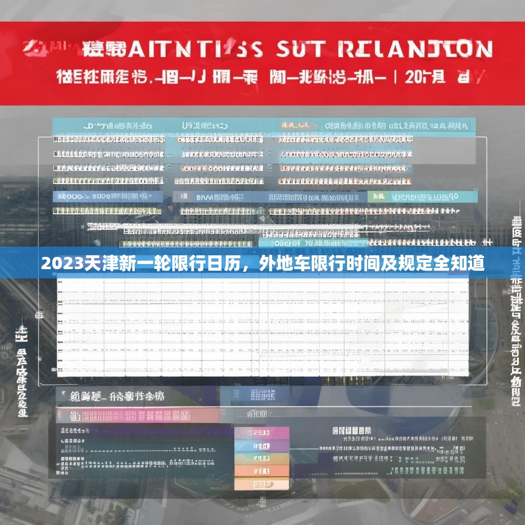 2023天津新一輪限行日歷，外地車限行時間及規(guī)定全知道