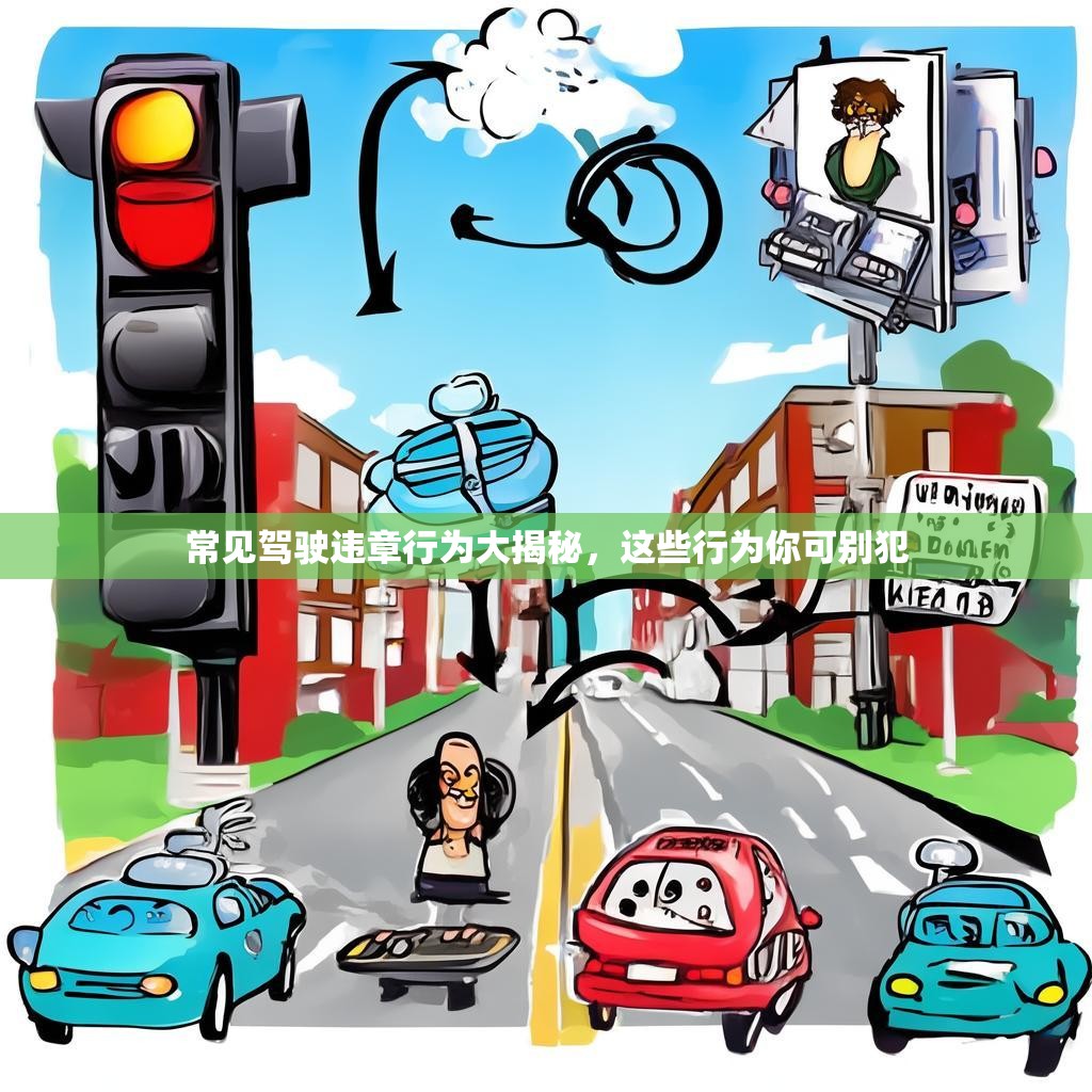 常見駕駛違章行為大揭秘，這些行為你可別犯