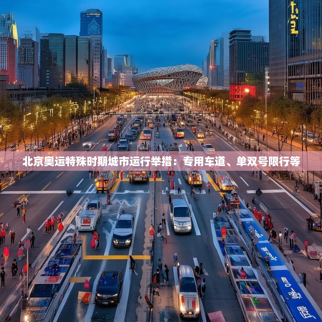北京奧運特殊時期城市運行舉措：專用車道、單雙號限行等