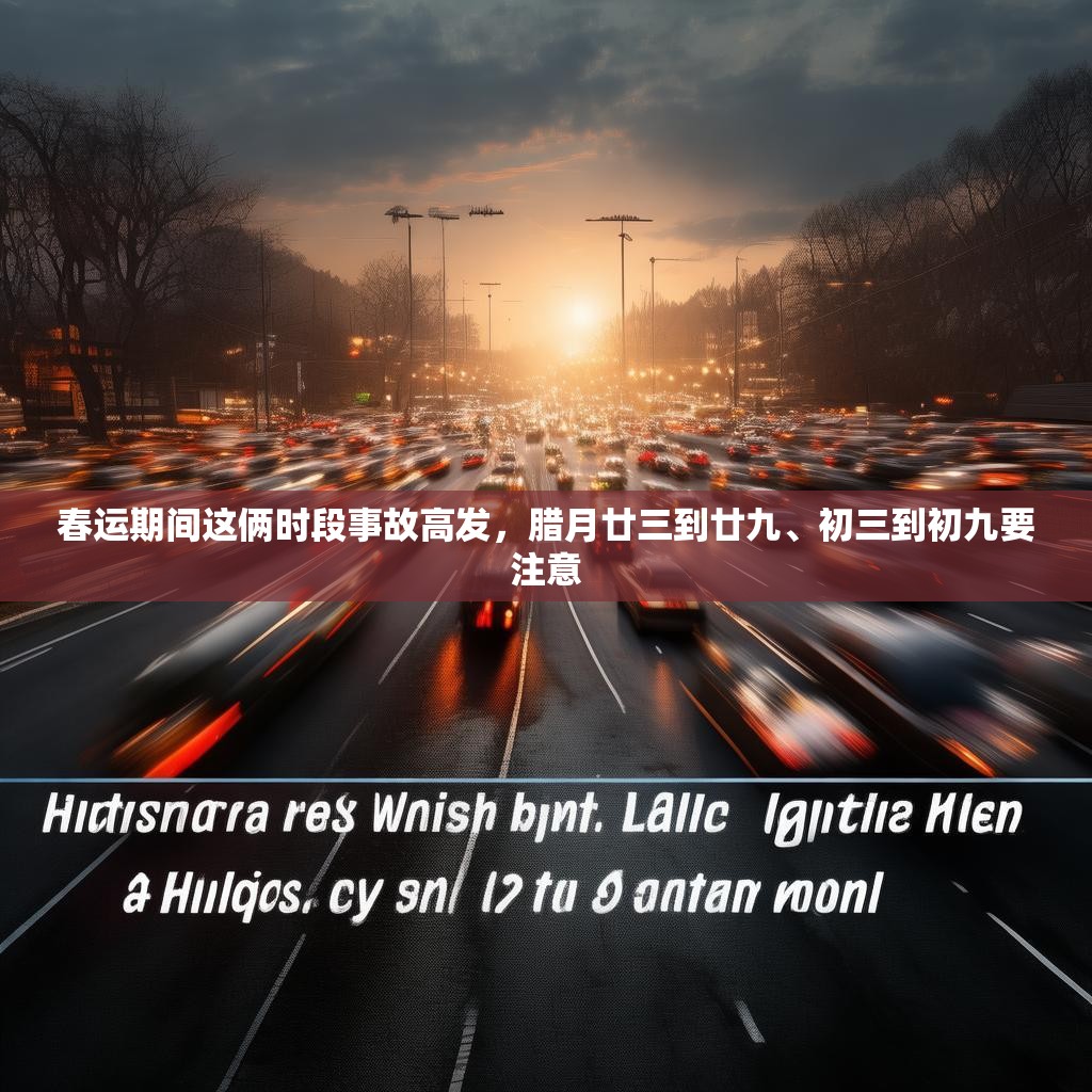 春運(yùn)期間這倆時(shí)段事故高發(fā)，臘月廿三到廿九、初三到初九要注意