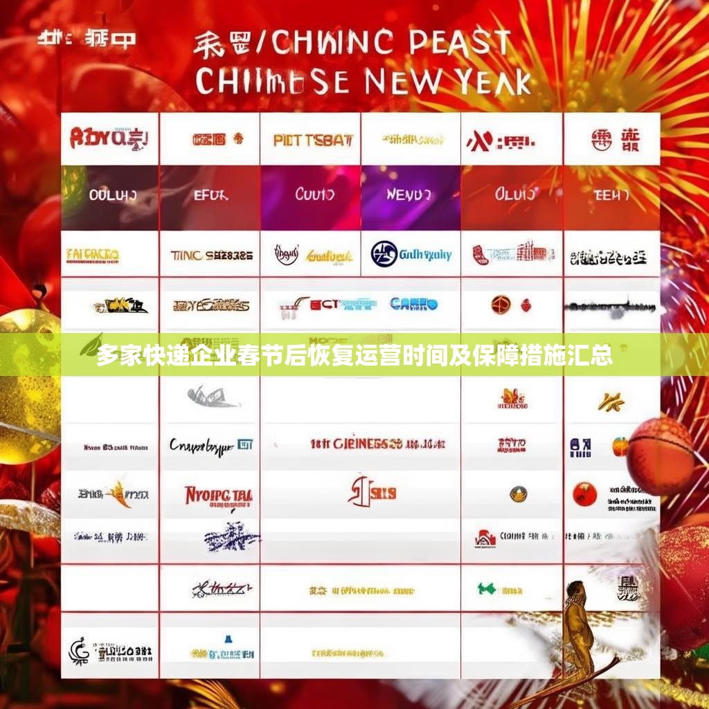 多家快遞企業(yè)春節(jié)后恢復運營時間及保障措施匯總