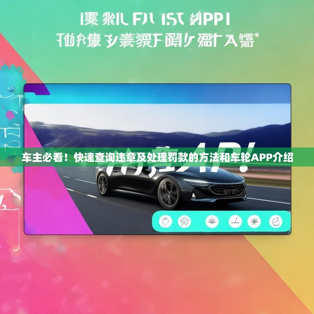 車主必看！快速查詢違章及處理罰款的方法和車輪APP介紹