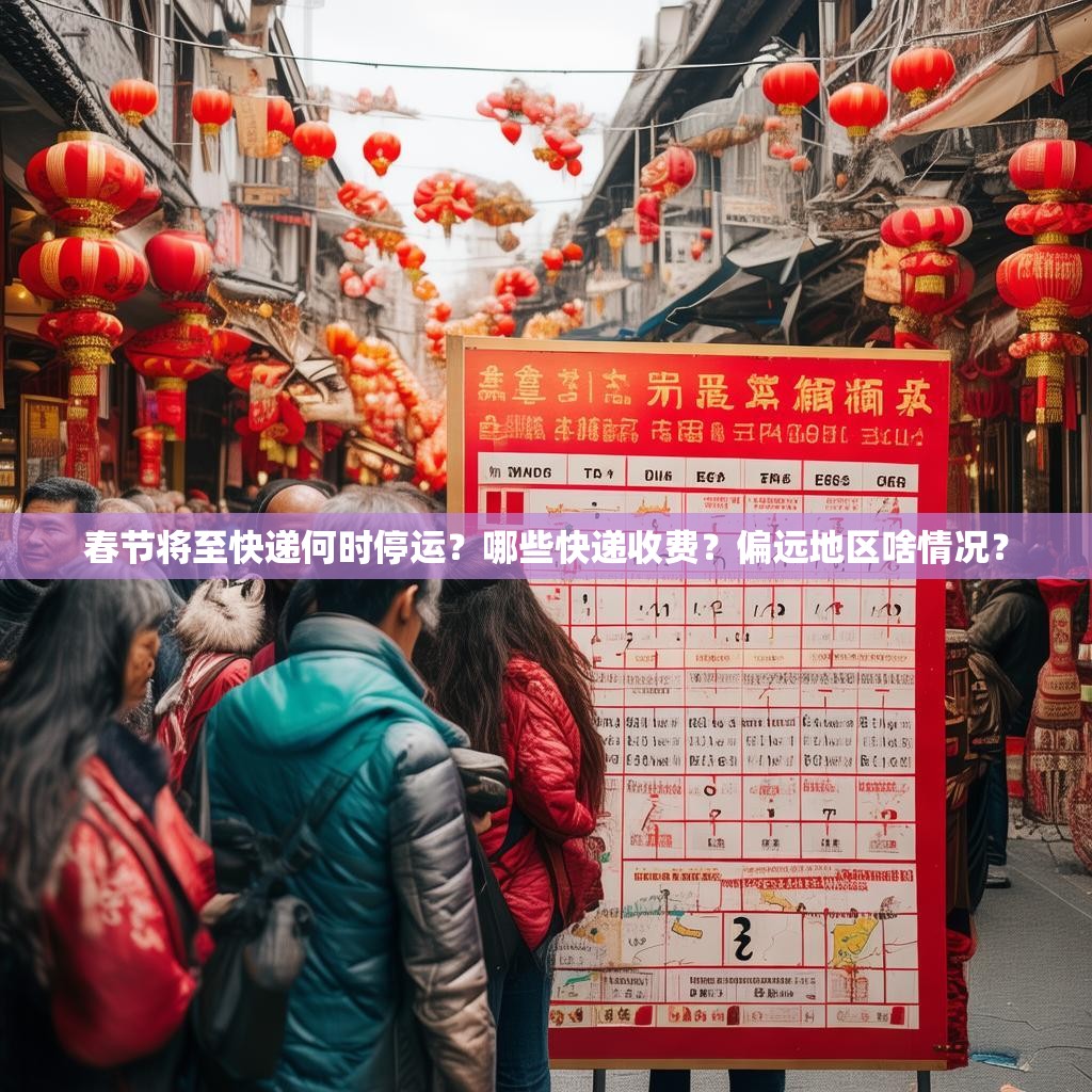 春節(jié)將至快遞何時停運？哪些快遞收費？偏遠地區(qū)啥情況？