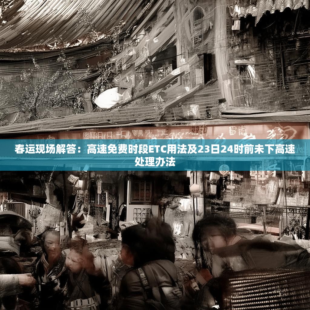 春運現(xiàn)場解答：高速免費時段ETC用法及23日24時前未下高速處理辦法