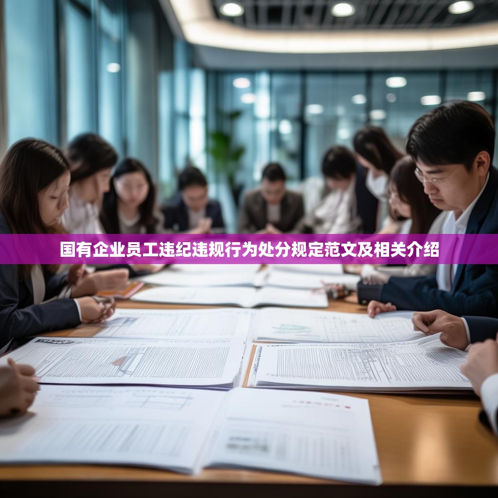 國有企業(yè)員工違紀違規(guī)行為處分規(guī)定范文及相關(guān)介紹