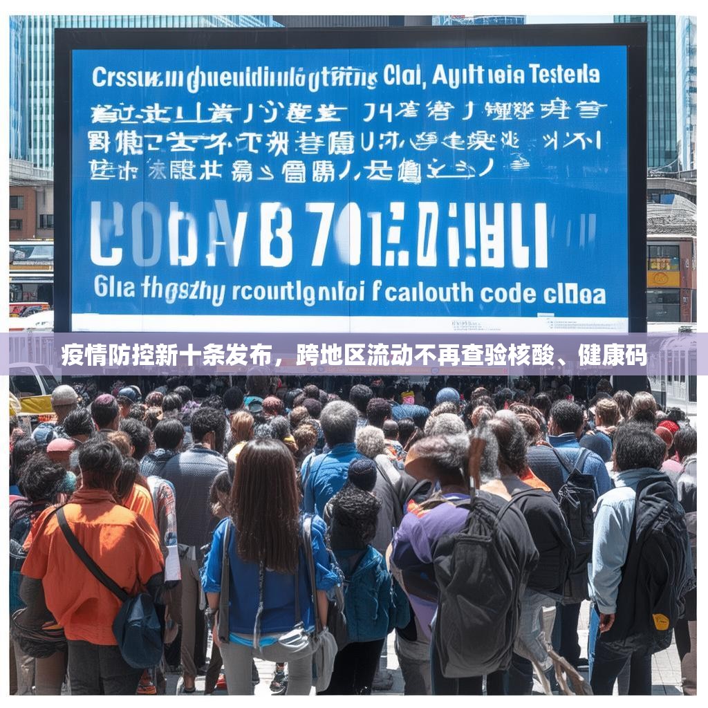 疫情防控新十條發(fā)布，跨地區(qū)流動不再查驗(yàn)核酸、健康碼