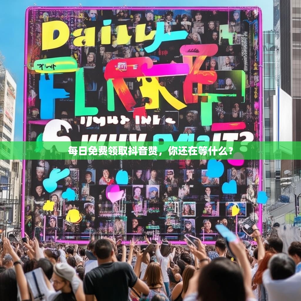 每日免費(fèi)領(lǐng)取抖音贊，你還在等什么？