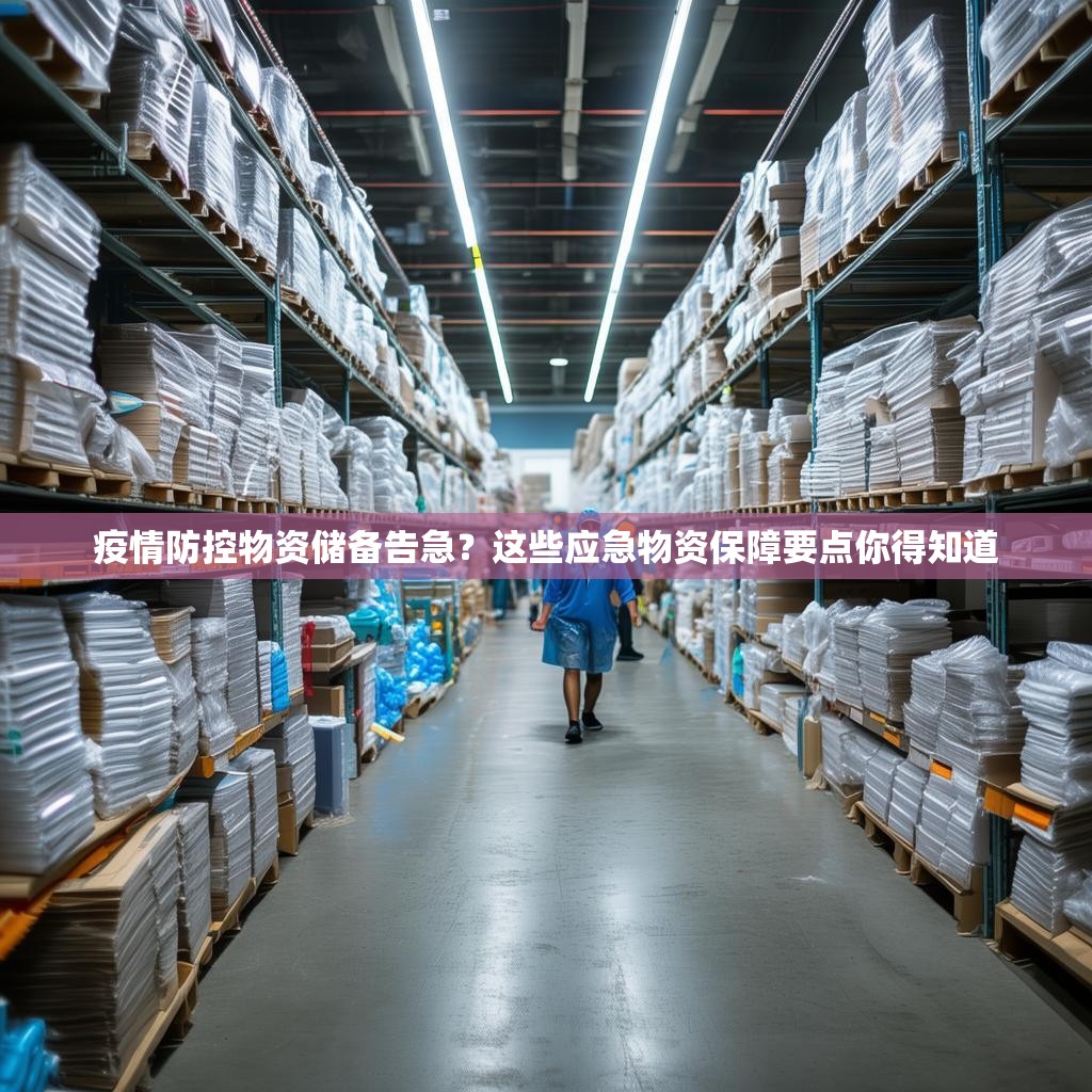 疫情防控物資儲備告急？這些應急物資保障要點你得知道