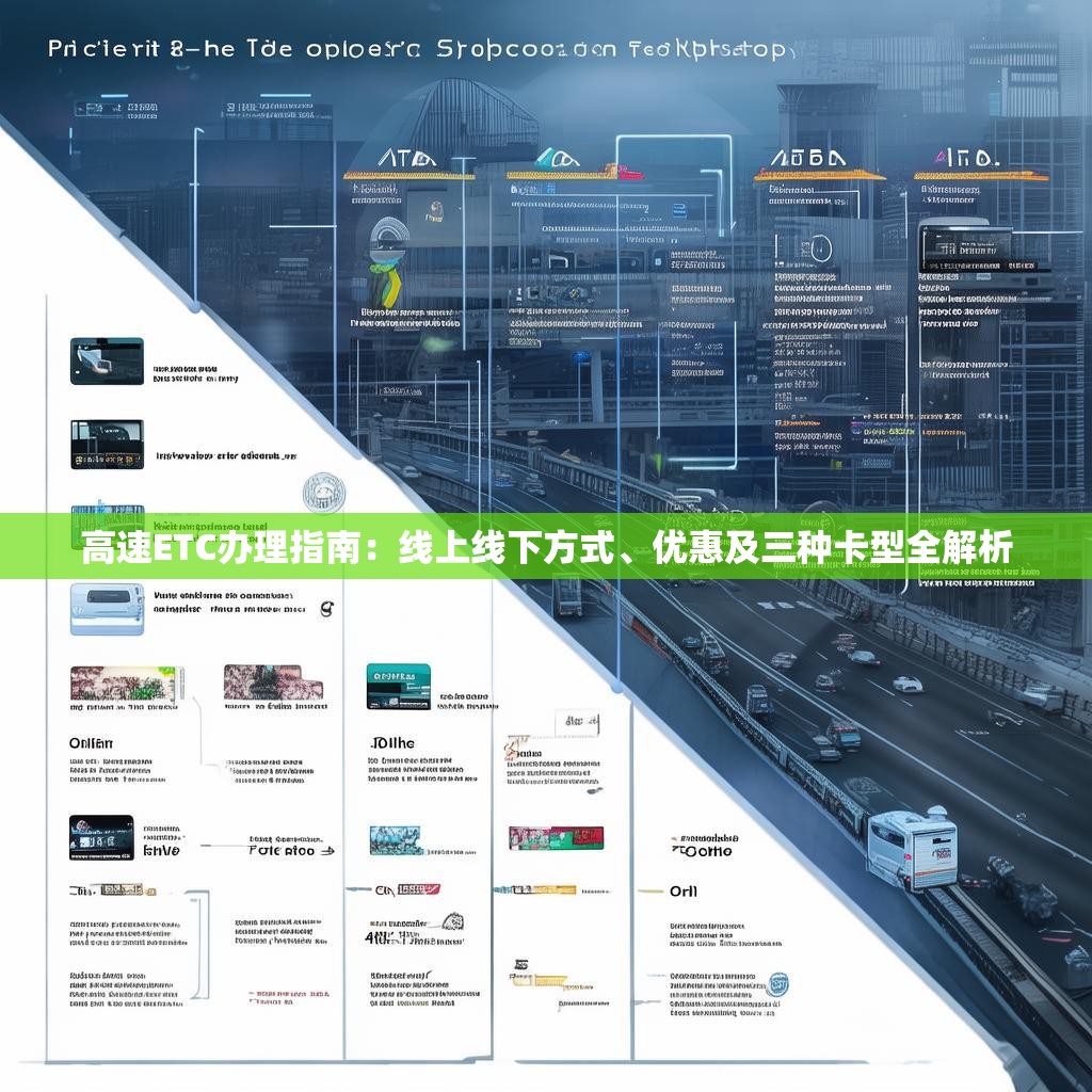 高速ETC辦理指南：線上線下方式、優(yōu)惠及三種卡型全解析