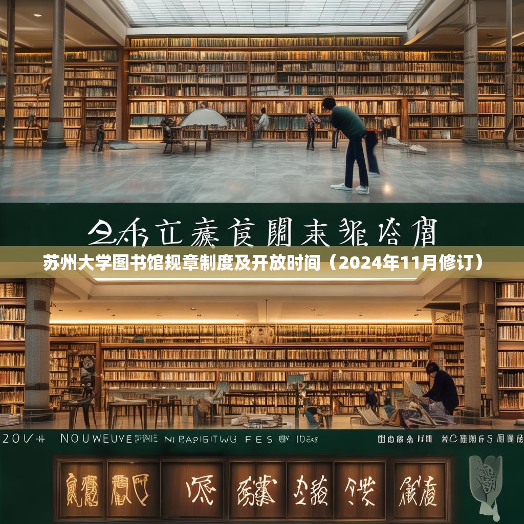 蘇州大學圖書館規(guī)章制度及開放時間（2024年11月修訂）