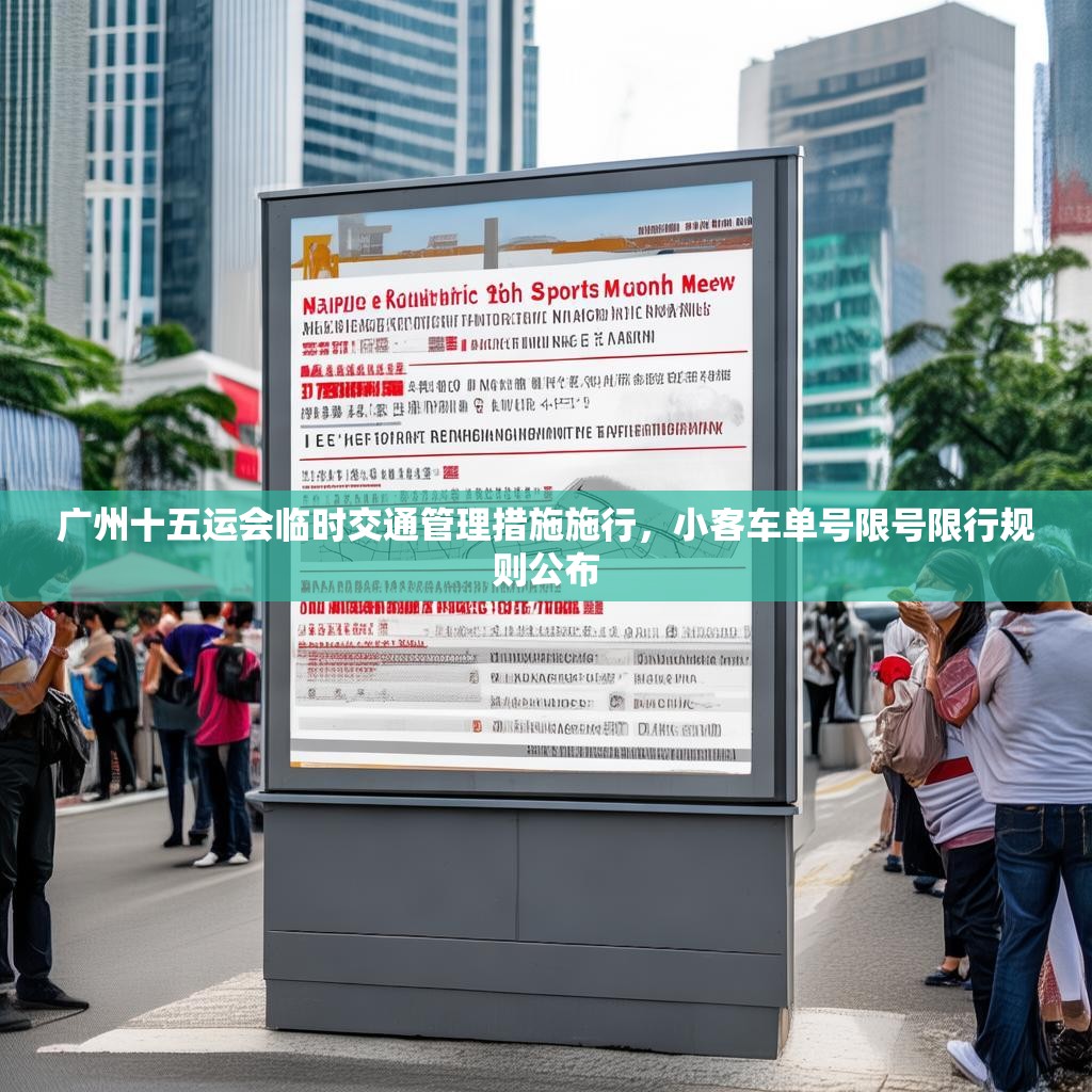廣州十五運會臨時交通管理措施施行，小客車單號限號限行規(guī)則公布